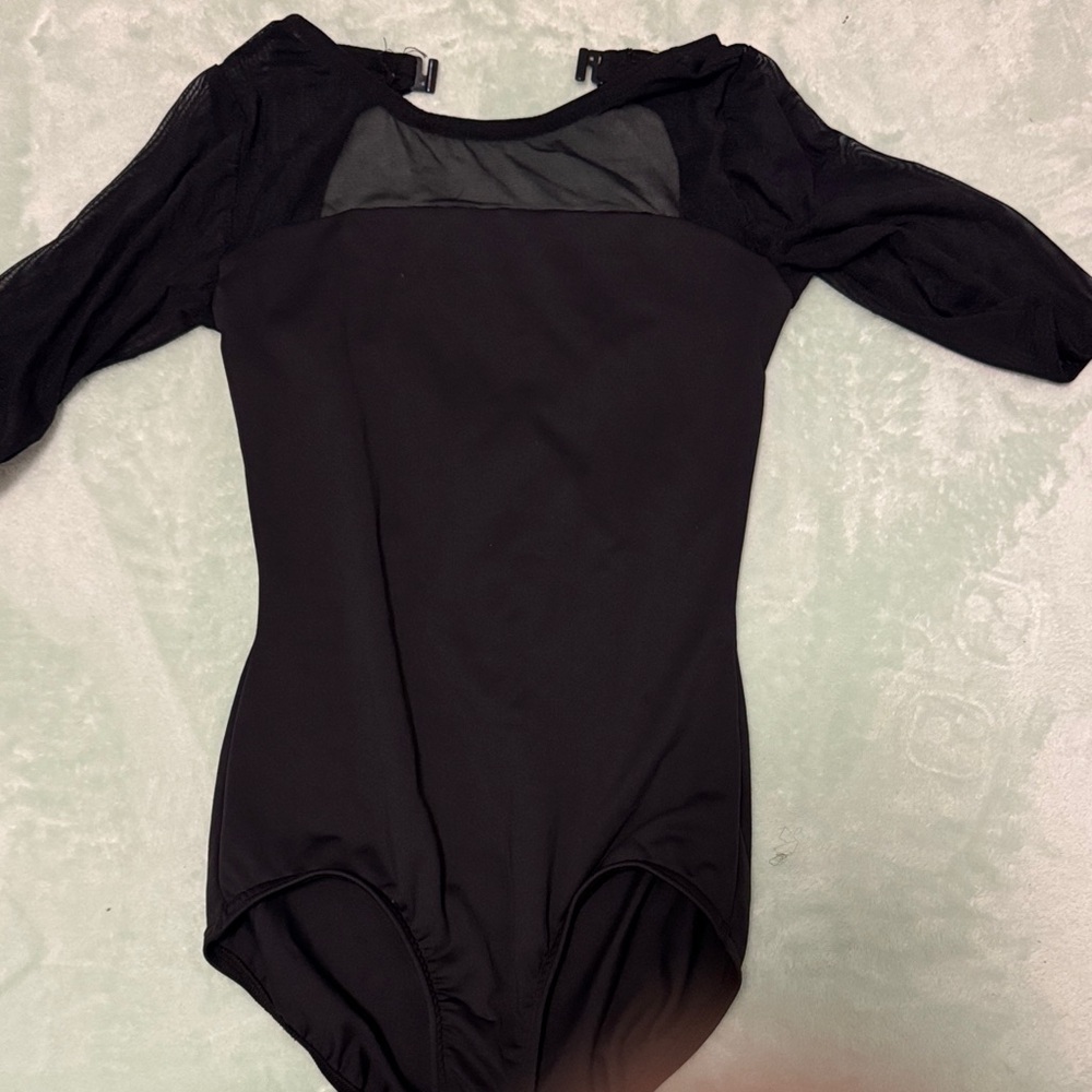 Black Kids One Piece Leotard